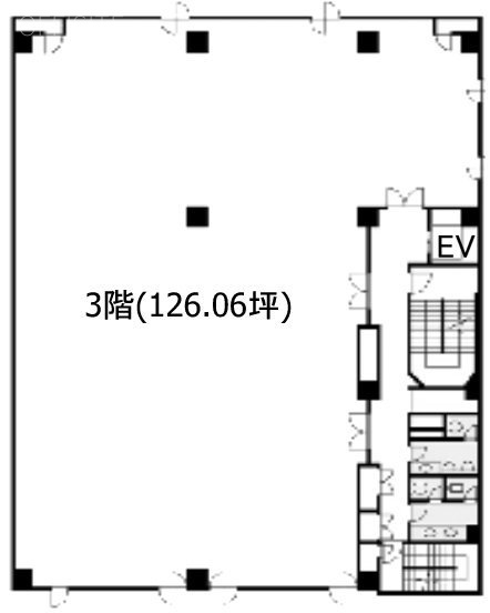 三鷹ビル3F 間取り図