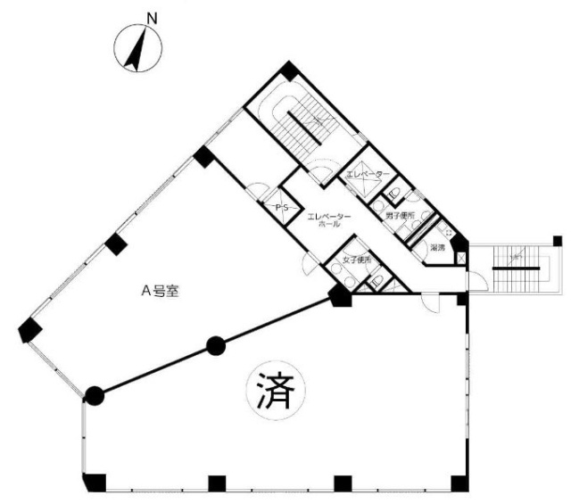 第二永新ビルA 間取り図