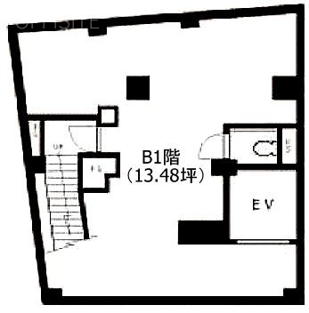 麻布十番OHMIYAビルB1F 間取り図