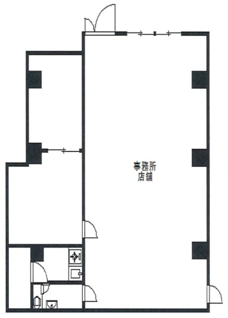 杉原ビル1F 間取り図