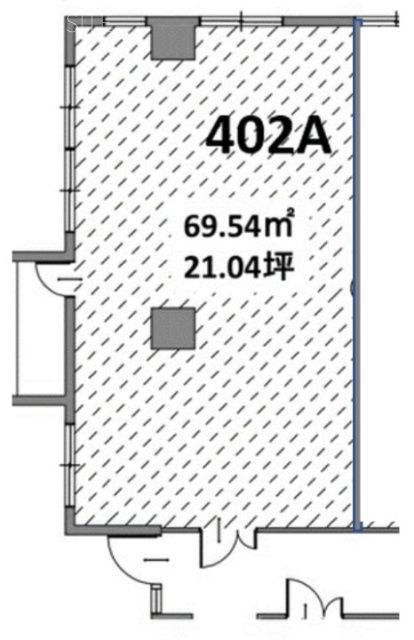 アクロスビル402A 間取り図