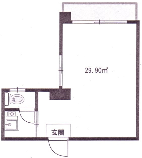 青山宮野ビル307 間取り図