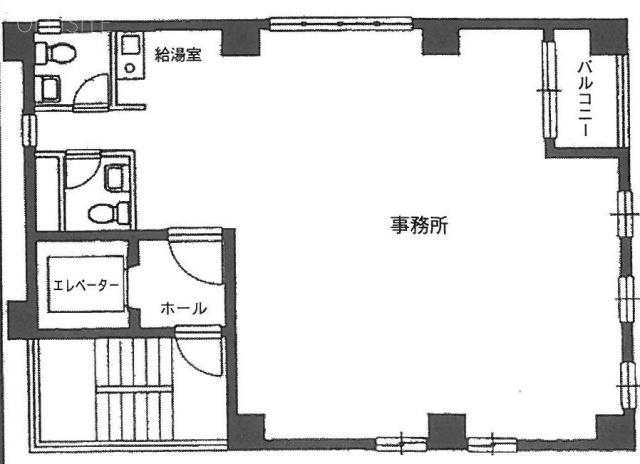 ゼネラル恵比寿イースト201 間取り図