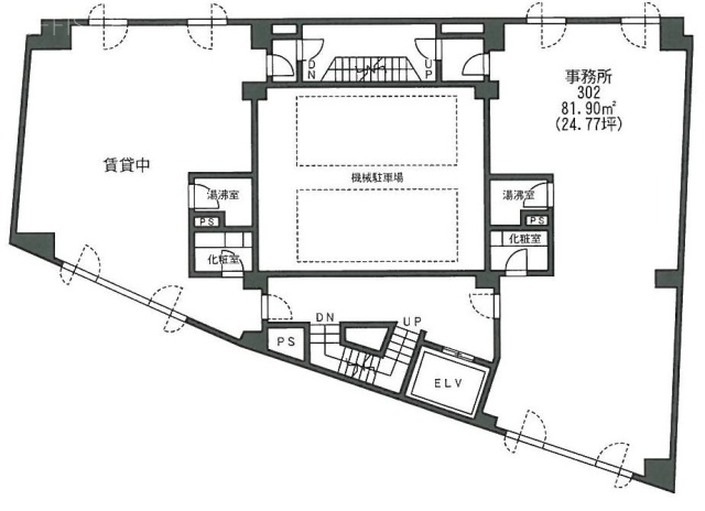 ナカニシビル302 間取り図