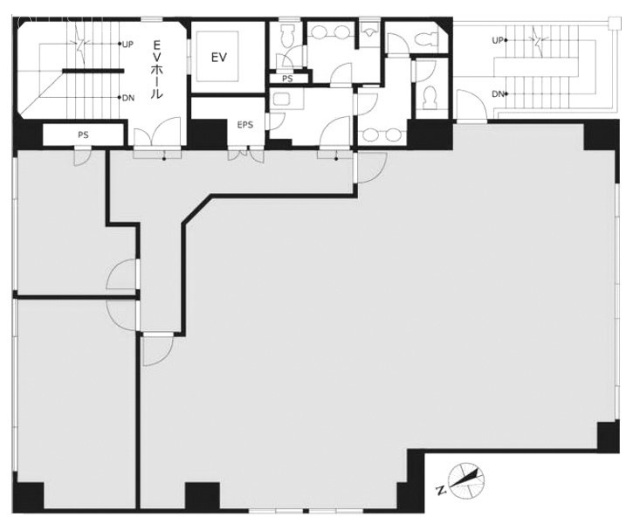 VORT茅場町イースト2F 間取り図