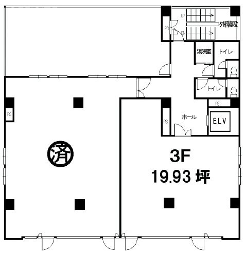 エジリビル3F 間取り図