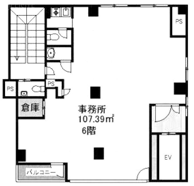 MSKビル6F 間取り図