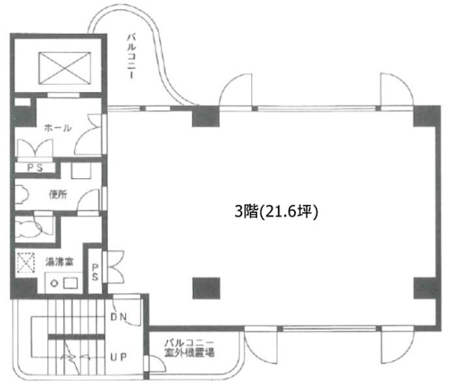 ルート根岸ビル3F 間取り図