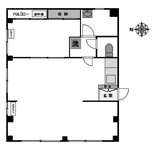 生沼ビル2F 間取り図