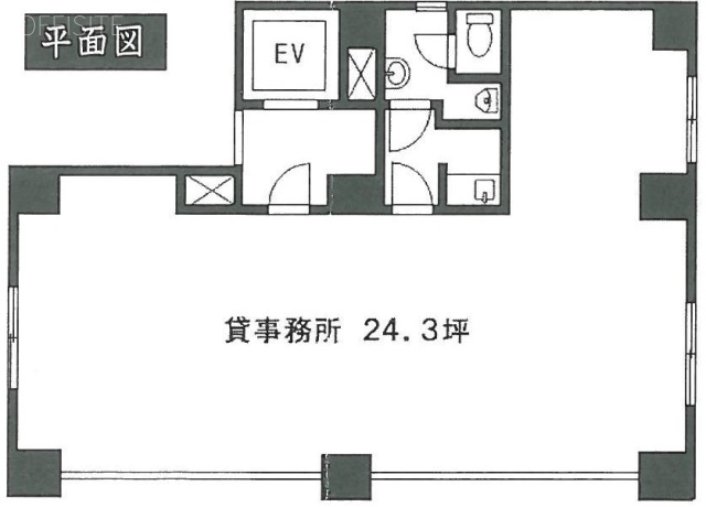 YKB御苑2F 間取り図