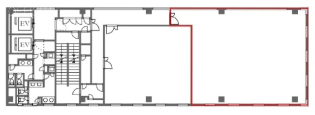 銀座マロニエビル9F 間取り図