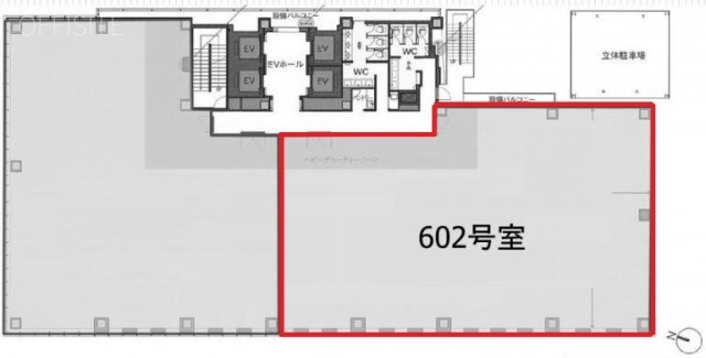 日本橋小網町スクエアビル602 間取り図