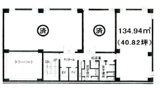 イワサワビル3F 間取り図