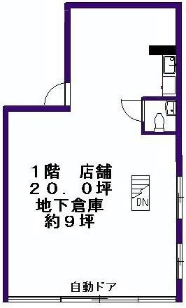 吉延ビル1F 間取り図