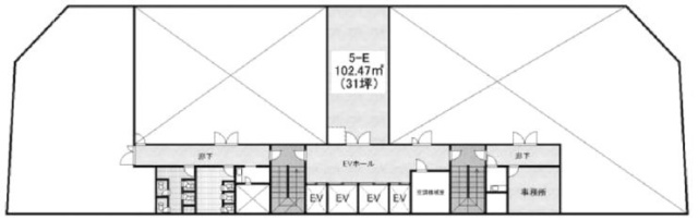 新宿ビル5F 間取り図