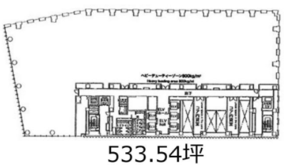 歌舞伎座タワー9F 間取り図