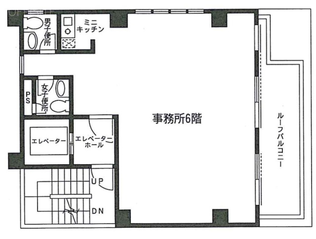 ゼネラル恵比寿イースト6F 間取り図