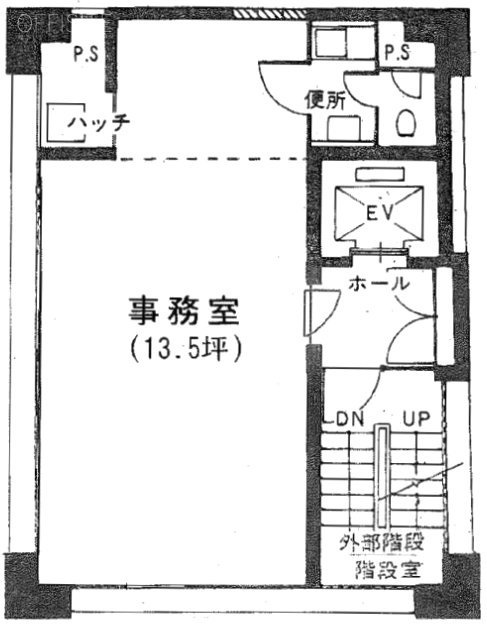 ミツワ神保町ビル4F 間取り図
