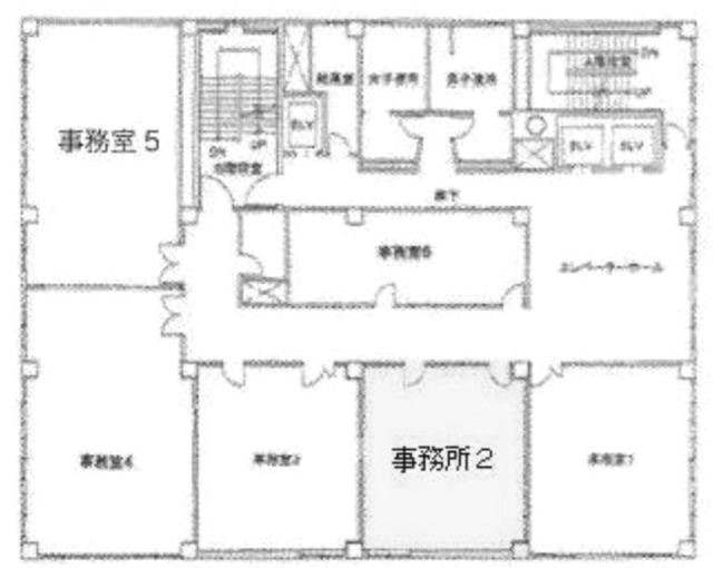 日本女子会館ビル2 間取り図