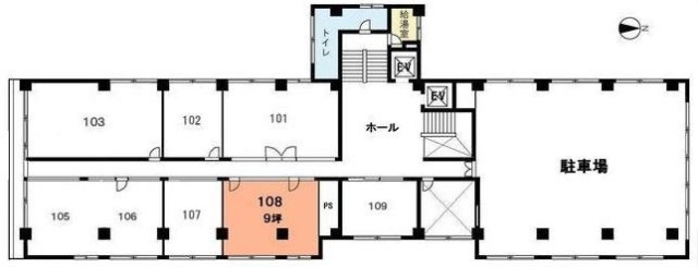 第2東ビル108 間取り図