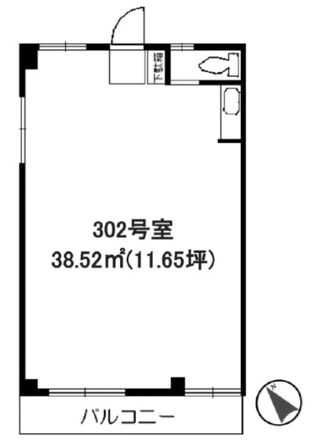 橋本ビル302 間取り図