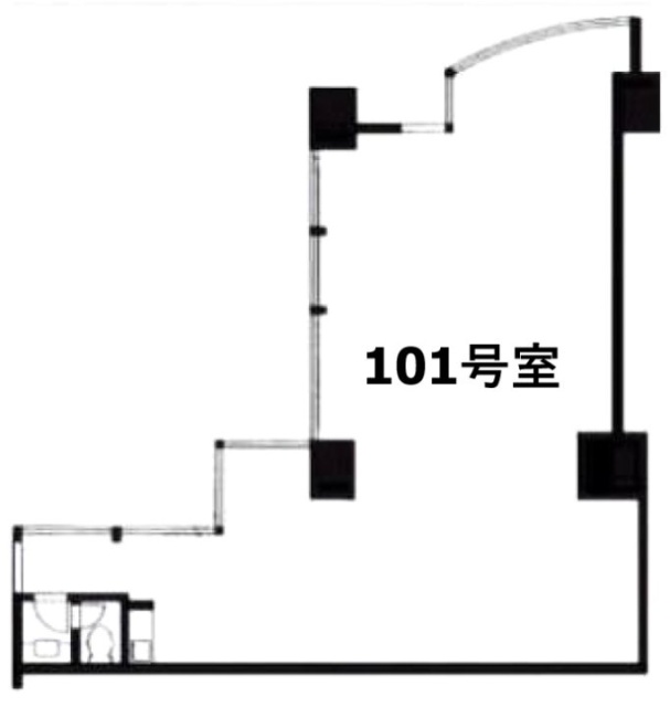 ベルテ南青山ビル101 間取り図