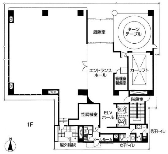 アセンド神田1F 間取り図