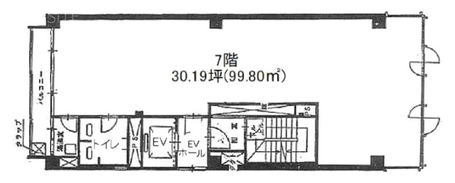 平河町伏見ビル7F 間取り図