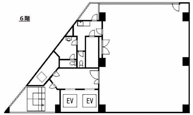 竹内ビル6F 間取り図