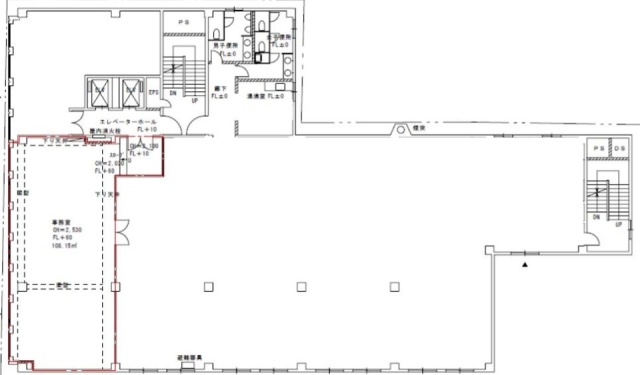 日新建物新橋ビル7F 間取り図