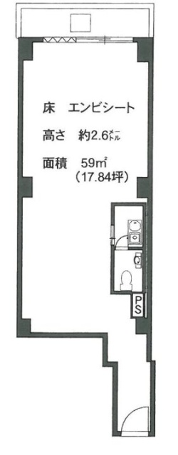 TSKビル5F 間取り図