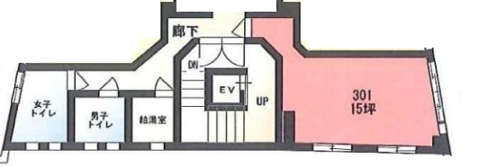 恵比寿フラワーホームビル301 間取り図