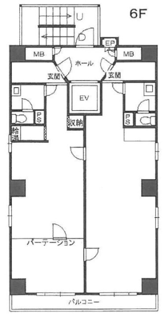 アルタ平河町ビル601.602 間取り図