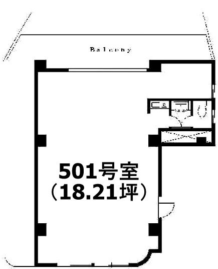 Yー1ビル501 間取り図