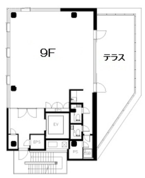 第16スカイビル901 間取り図
