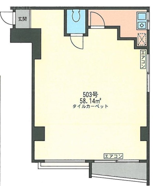 栄ビル503 間取り図