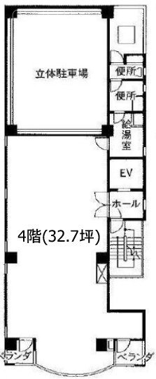 1510ビル4F 間取り図