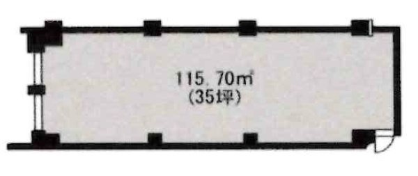 リアライズ岩本町ビル(ミツボシ第3ビル)B 間取り図