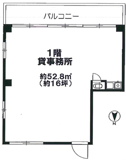 伊藤ビル1F 間取り図