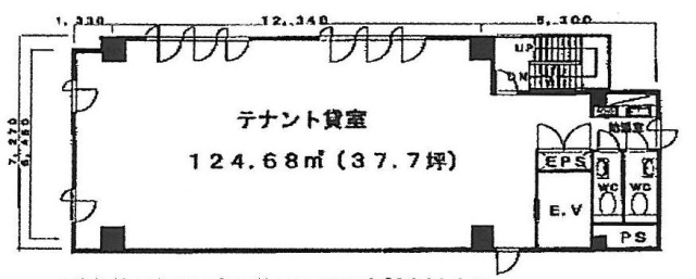 福栄秋葉原ビル6F 間取り図