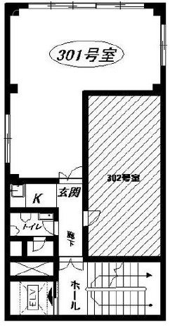 岩下ビル301 間取り図