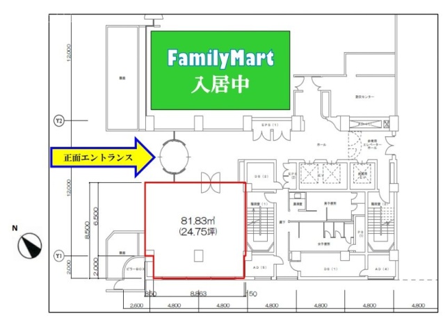 NU関内ビルB 間取り図