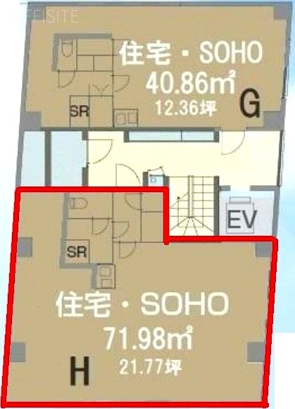 Y.C 表参道ビルH 間取り図