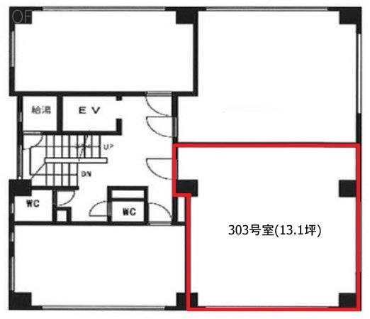 八丁堀ビル303 間取り図