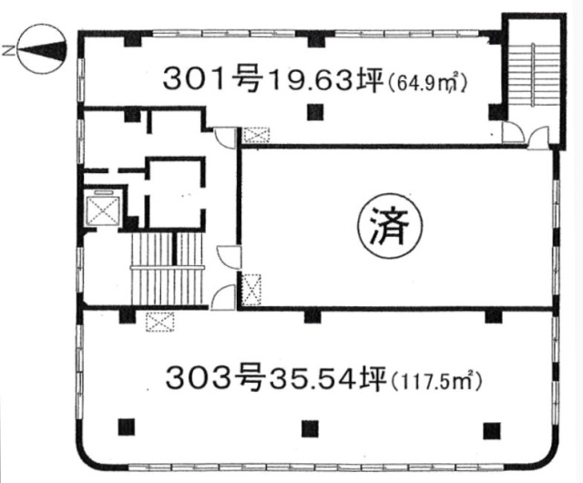 佐藤ビル301 間取り図