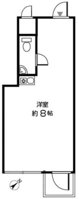 いづみハイツニュー茅場町9F 間取り図