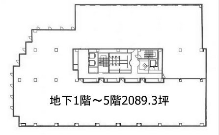 サスセンターB1F～5F 間取り図