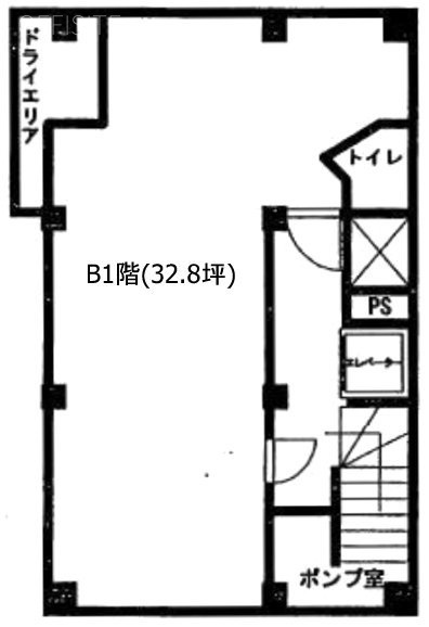 大野屋ビルB1F 間取り図