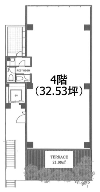 ESCALIER五番町(エスカリエ五番町)4F 間取り図