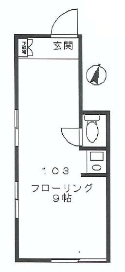 井上オフィスビル103 間取り図